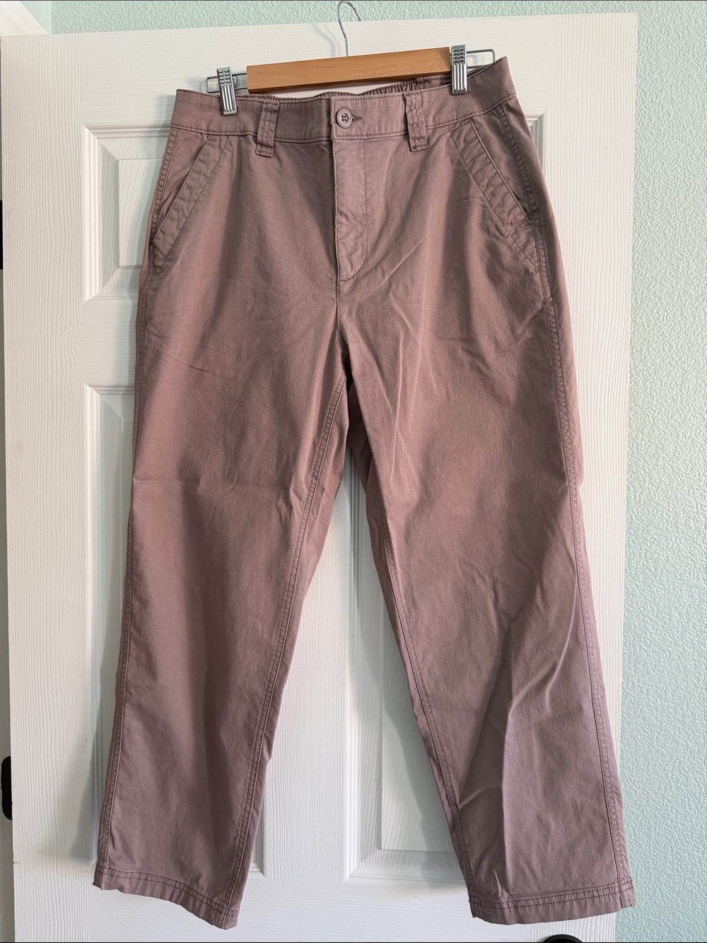 Old Navy Mauve Pink Women’s High Rise OG Chino Pants